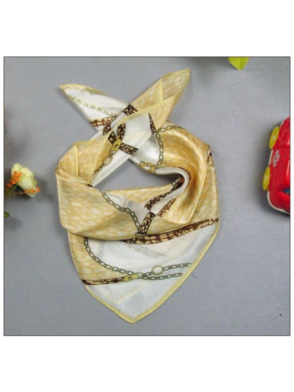 Chains Small Square Silk Scarf 33112