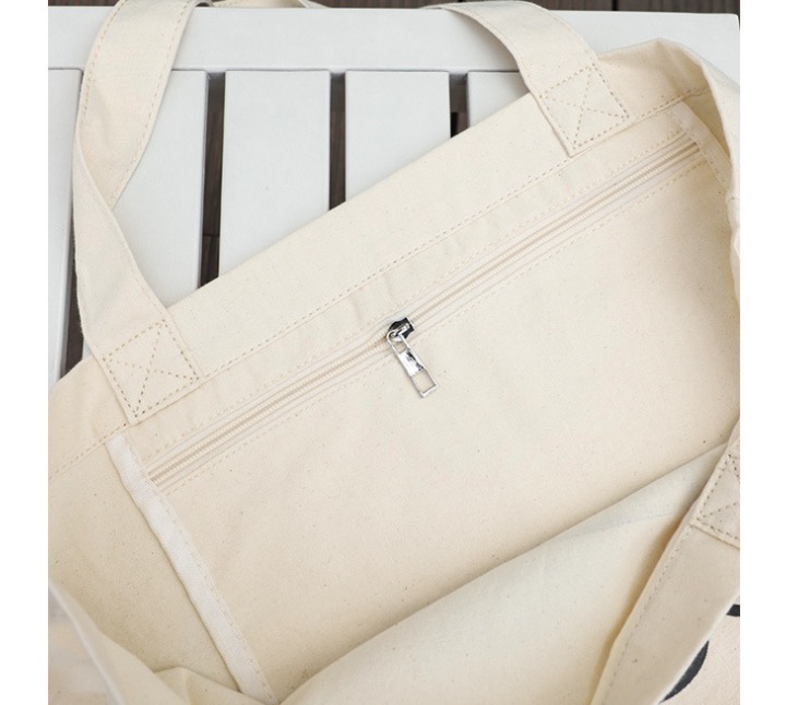 Wholesale Street Print Large Canvas Tote Fabric Bag